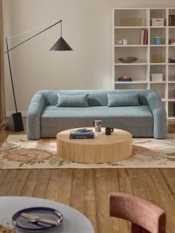 Westwing Collection Mesa de centro grande redonda de madera Dan^ Mesas De Centro|Mesas De Centro