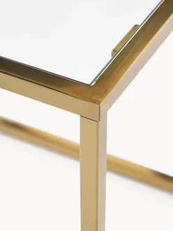 Westwing Collection Mesa de centro Maya, tablero de vidrio^ Mesas De Centro|Mesas De Centro