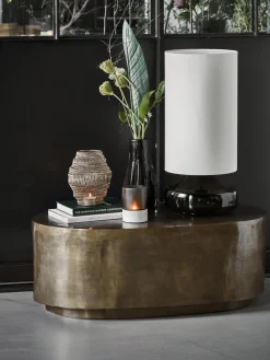 House Doctor Mesa de centro ovalada artesanal Rota