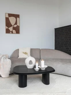 House Nordic Mesa de centro ovalada de madera Tirano