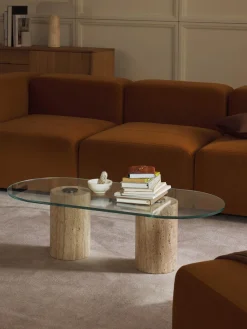 Westwing Collection Mesa de centro ovalada grande Jonah^ Mesas De Centro|Mesas De Centro