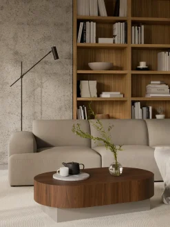 Westwing Collection Mesa de centro ovalada Rylan^ Mesas De Centro|Mesas De Centro