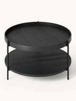 Westwing Collection Mesa de centro redonda de madera Renee^ Mesas De Centro|Mesas De Centro