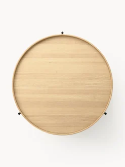 Westwing Collection Mesa de centro redonda de madera Renee