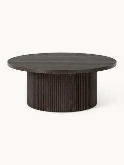 Westwing Collection Mesa de centro redonda de madera Nele^ Mesas De Centro|Mesas De Centro