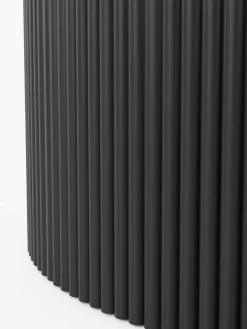 Westwing Collection Mesa de centro redonda de madera con espacio de almacenamiento Nele