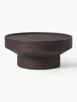 Westwing Collection Mesa de centro redonda de madera de mango Benno^ Mesas De Centro|Mesas De Centro