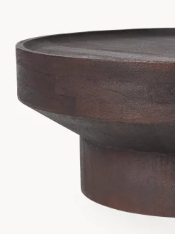 Westwing Collection Mesa de centro redonda de madera de mango Benno^ Mesas De Centro|Mesas De Centro