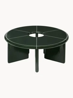 Ferm Living Mesa de centro redonda de hormigón Deya