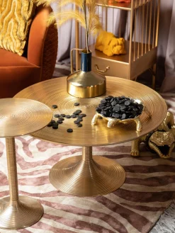 Bold Monkey Mesa de centro redonda Hypnotising