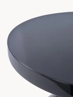 POLSPOTTEN Mesa de centro redonda Zig Zag