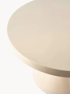 POLSPOTTEN Mesa de centro redonda Zig Zag