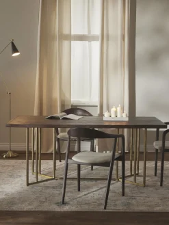 Westwing Collection Mesa de comedor de madera de mango con diseño espiga Luca, tamaños diferentes^ Mesas De Comedor|Mesas De Comedor