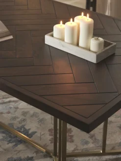 Westwing Collection Mesa de comedor de madera de mango con diseño espiga Luca, tamaños diferentes^ Mesas De Comedor|Mesas De Comedor