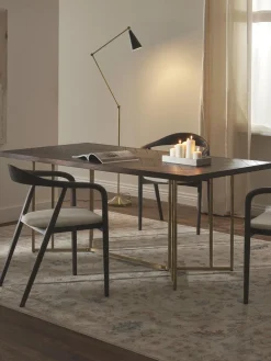 Westwing Collection Mesa de comedor de madera de mango con diseño espiga Luca, tamaños diferentes^ Mesas De Comedor|Mesas De Comedor