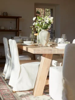 Westwing Collection Mesa de comedor de madera de roble Ashton, tamaños diferentes