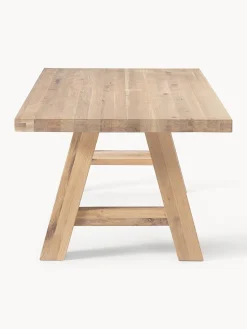 Westwing Collection Mesa de comedor de madera de roble Ashton, tamaños diferentes