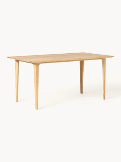 Westwing Collection Mesa de comedor de madera de roble maciza Archie, tamaños diferentes