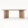 Mesa de comedor de madera Okayama, 200 x 100 cm