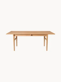 Carl Hansen & Søn Mesa de comedor de madera de haya CH32, tamaños diferentes