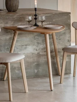 Mesa de comedor de madera Hatfield, 80 x 90 cm