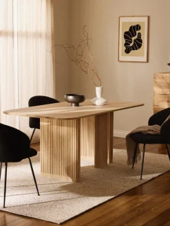 Westwing Collection Mesa de comedor de madera de roble Jolka, tamaños diferentes^ Mesas De Comedor|Mesas De Comedor