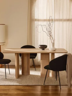 Westwing Collection Mesa de comedor de madera de roble Jolka, tamaños diferentes^ Mesas De Comedor|Mesas De Comedor