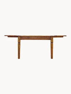 Bizzotto Mesa de comedor extensible de madera de acacia Chateaux, 120 - 200 X 90 cm