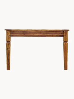 Bizzotto Mesa de comedor extensible de madera de acacia Chateaux, 120 - 200 X 90 cm