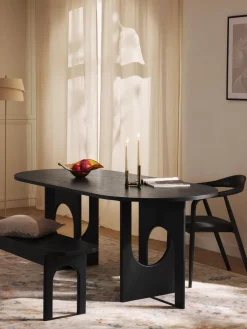 Westwing Collection Mesa de comedor ovalada Apollo, tamaños diferentes^ Mesas De Comedor|Mesas De Comedor