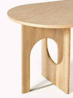 Westwing Collection Mesa de comedor ovalada Apollo, tamaños diferentes