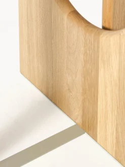 Westwing Collection Mesa de comedor ovalada Apollo, tamaños diferentes