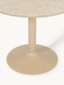 Westwing Collection Mesa de comedor ovalada de mármol Miley, tamaños diferentes