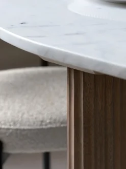 Mesa de comedor ovalada Marmo, 200 x 90 cm^ Mesas De Comedor|Mesas De Comedor