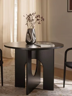 Westwing Collection Mesa de comedor redonda Apollo, tamaños diferentes