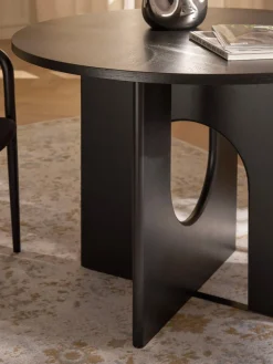 Westwing Collection Mesa de comedor redonda Apollo, tamaños diferentes