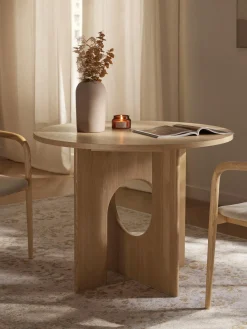 Westwing Collection Mesa de comedor redonda Apollo, tamaños diferentes