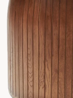 Westwing Collection Mesa de comedor redonda con tablero de mármol Nelly, tamaños diferentes