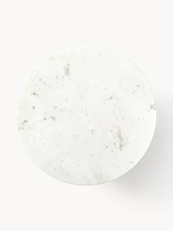 Westwing Collection Mesa de comedor redonda con tablero de mármol Nelly, tamaños diferentes