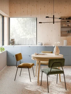 Westwing Collection Mesa de comedor redonda con espacio de almacenamiento Calary, tamaños diferentes^ Mesas De Comedor|Mesas De Comedor