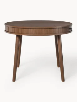 Westwing Collection Mesa de comedor redonda con espacio de almacenamiento Calary, tamaños diferentes