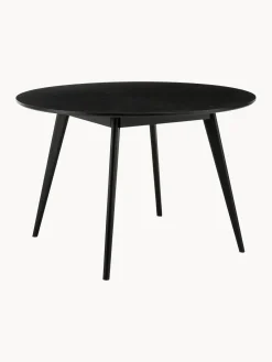 Rowico Home Mesa de comedor redonda de madera de caucho Yumi, Ø 115 cm^ Mesas De Comedor|Mesas De Comedor