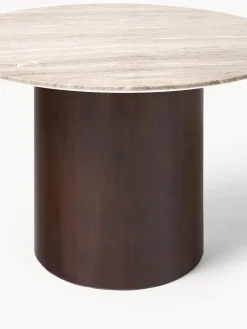 Westwing Collection Mesa de comedor redonda de mármol, Abby, tamaños diferentes^ Mesas De Comedor|Mesas De Comedor