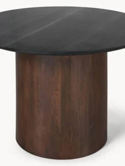 Westwing Collection Mesa de comedor redonda de mármol, Abby, tamaños diferentes