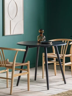 Mesa de comedor redonda de madera Maddox, Ø 90 cm^ Mesas De Comedor|Mesas De Comedor