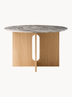 Audo Copenhagen Mesa de comedor redonda de mármol Androgyne, Ø 120 cm^ Mesas De Comedor|Mesas De Comedor