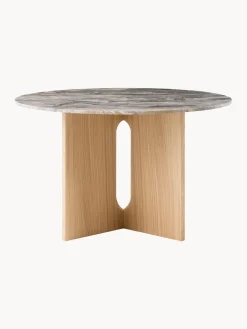 Audo Copenhagen Mesa de comedor redonda de mármol Androgyne, Ø 120 cm^ Mesas De Comedor|Mesas De Comedor