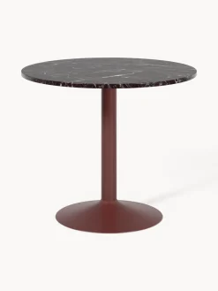 Westwing Collection Mesa de comedor redonda de mármol Miley, tamaños diferentes