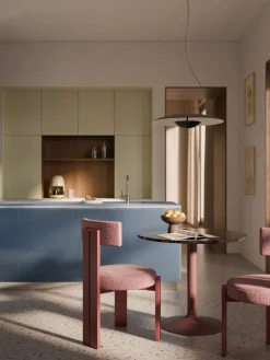 Westwing Collection Mesa de comedor redonda de mármol Miley, tamaños diferentes