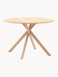 Mesa de comedor redonda Korsa, Ø 110 cm